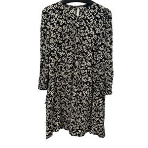 RAILS black white flower Floral Wilma  chiffon Dress women’s size small cottag